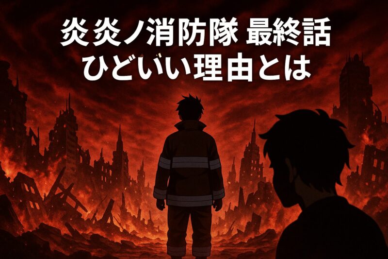 炎炎ノ消防隊 最終話がひどい理由とは