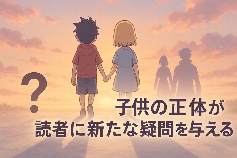 子供の正体が読者に新たな疑問を与える