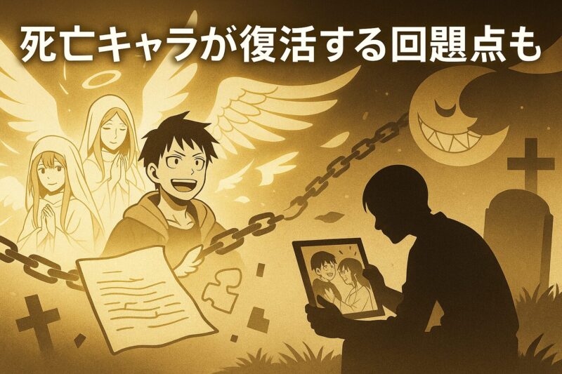 死亡キャラが復活する展開への賛否