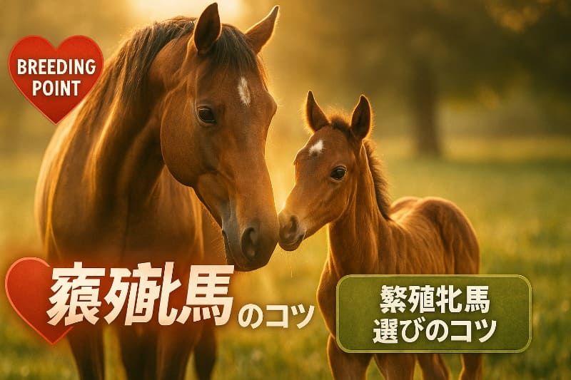 繁殖牝馬選びで最強馬を生むポイント