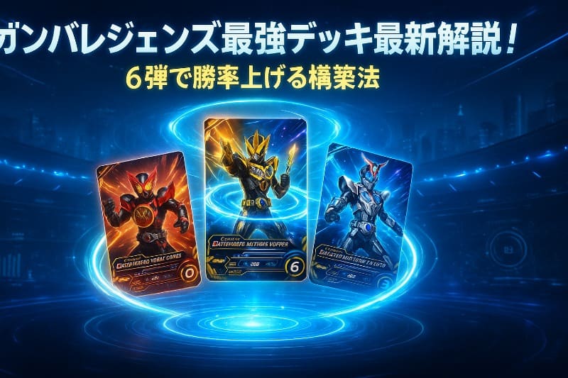 ガンバレジェンズ最強デッキ最新解説！6弾で勝率上げる構築法