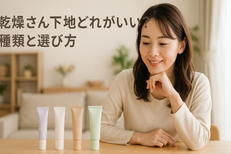 乾燥さん下地どれがいい?種類と選び方