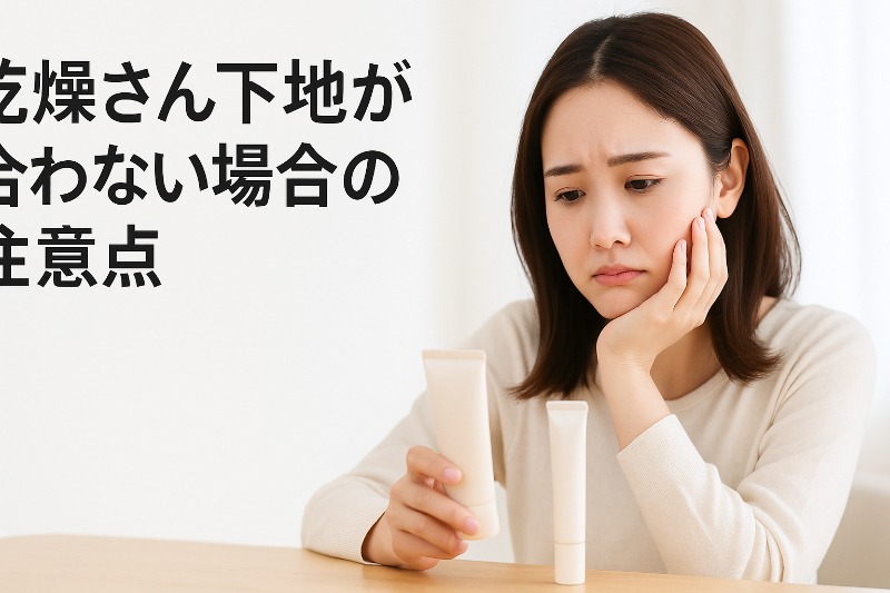乾燥さん下地が合わない場合の注意点