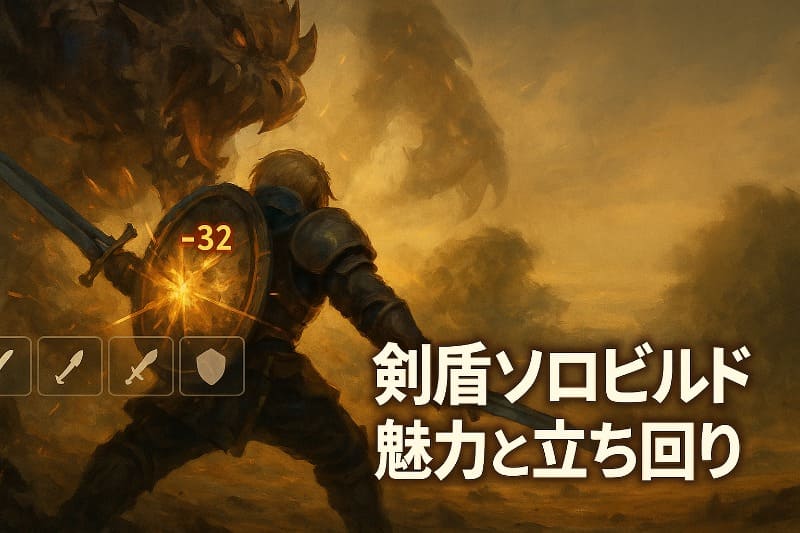 剣盾ソロビルドの魅力と立ち回り