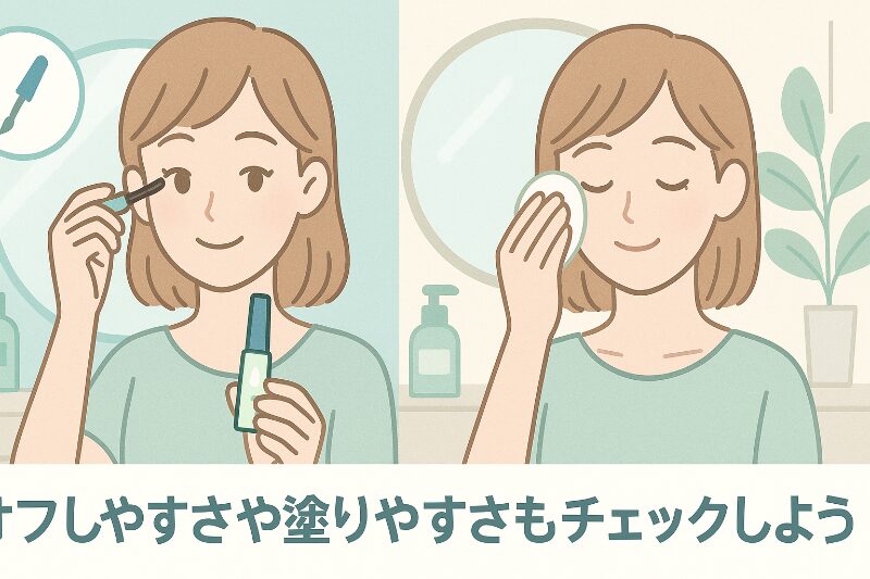 オフしやすさや塗りやすさもチェックしよう
