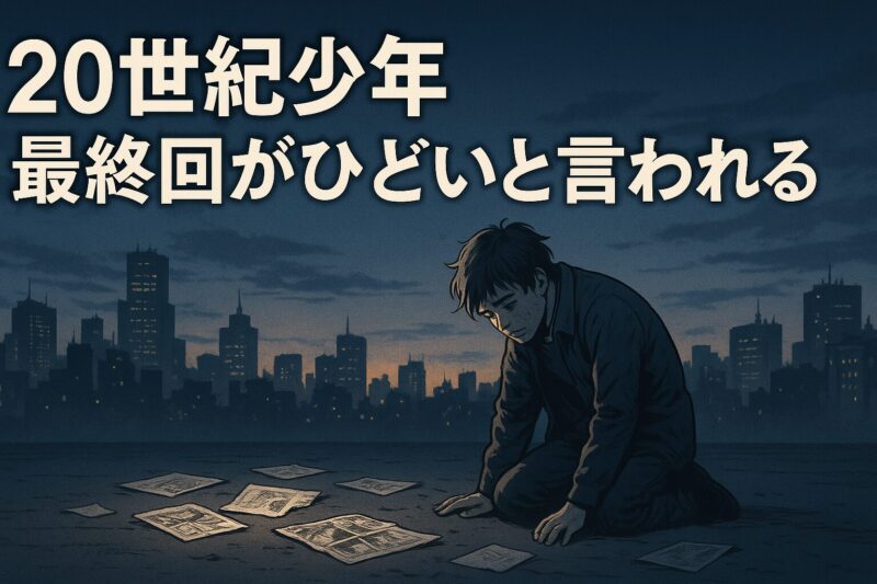 「20世紀少年」最終回がひどいと言われる訳
