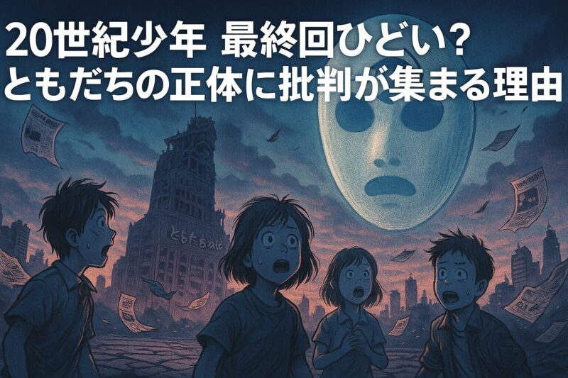 20世紀少年 最終回ひどい？ともだちの正体に批判が集まる理由