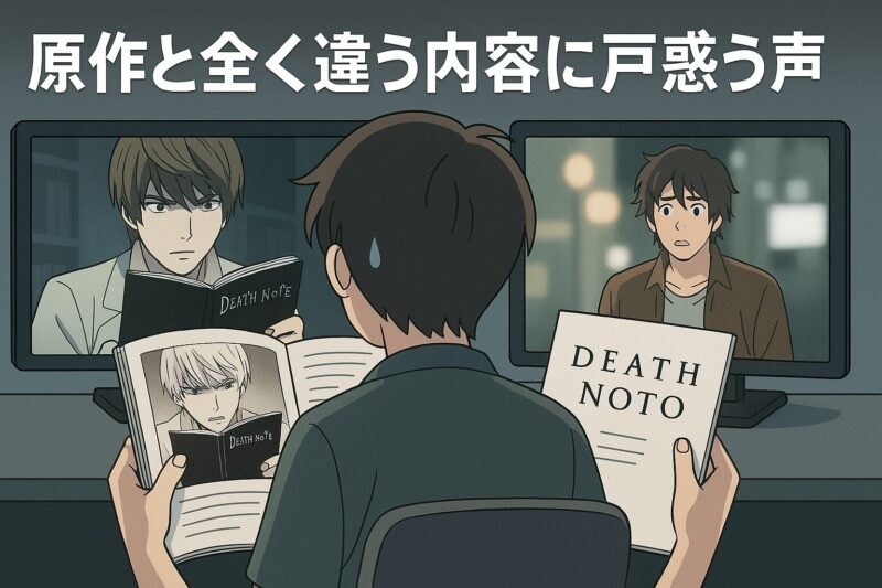 原作と全く違う内容に戸惑う声