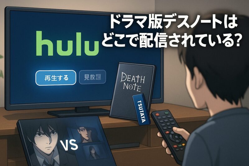 ドラマ版デスノートはどこで配信されている？