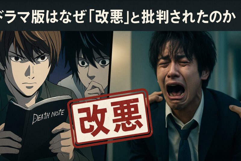 ドラマ版はなぜ「改悪」と批判されたのか？