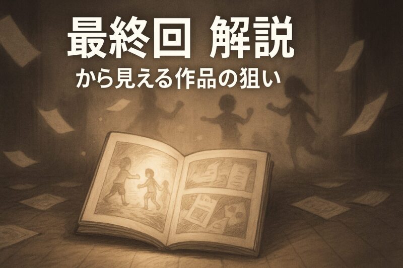 「最終回 解説」から見える作品の狙い