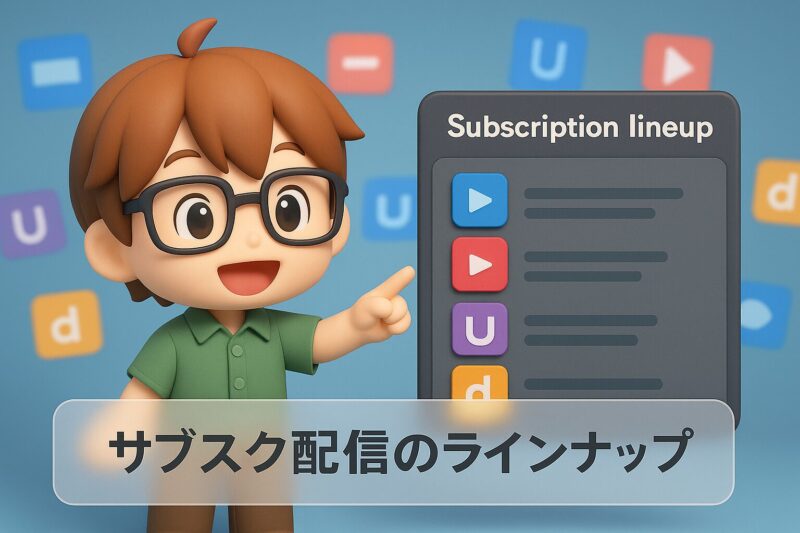 銀の匙 アニメ サブスク配信のラインナップを示すイメージ画像