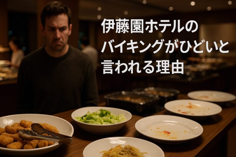 伊藤園ホテルのバイキングがひどいと言われる理由