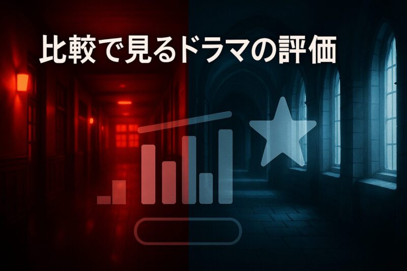 賭ケグルイドラマの評価を日本版とNetflix版で比較したビジュアルイメージ