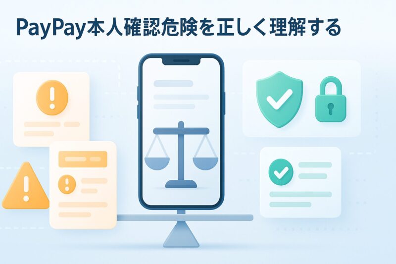 alt="paypay本人確認危険を正しく理解するための解説イメージ"