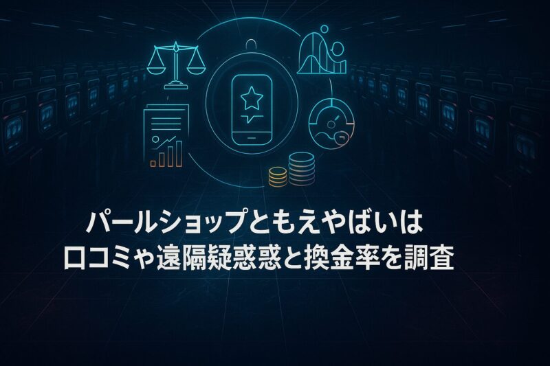 パールショップともえやばいは本当か口コミや遠隔疑惑と換金率を調査