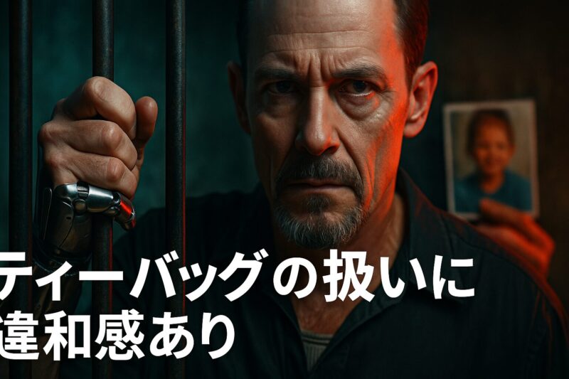 ティーバッグの扱いに違和感あり