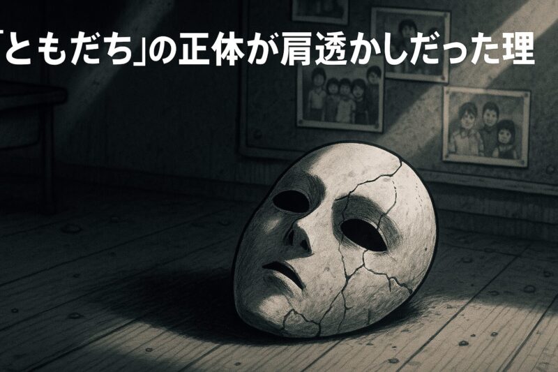 「ともだち」の正体が肩透かしだった理由