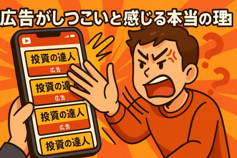 広告がしつこいと感じる本当の理由