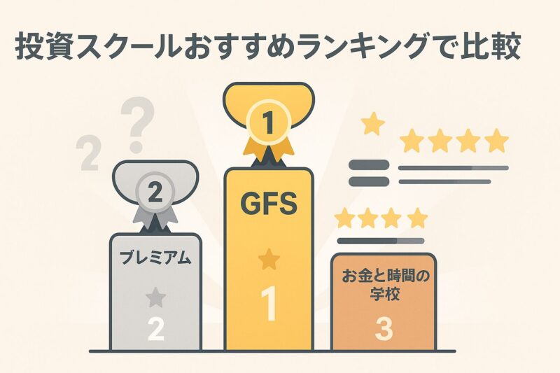 投資スクールおすすめランキングで比較