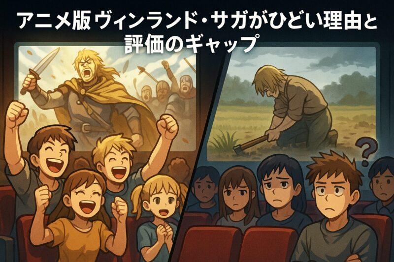 アニメ版ヴィンランド・サガがひどい理由と評価のギャップ