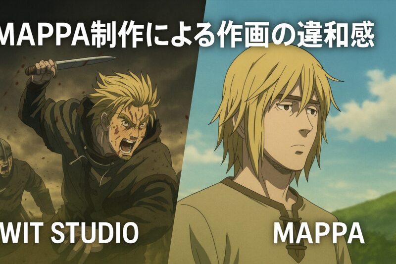 MAPPA制作による作画の違和感