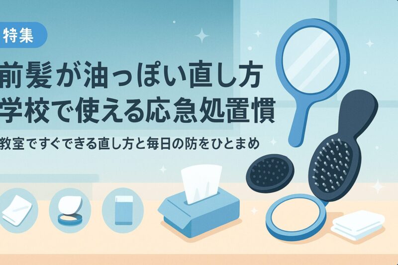 前髪が油っぽい直し方学校で使える応急処置と習慣