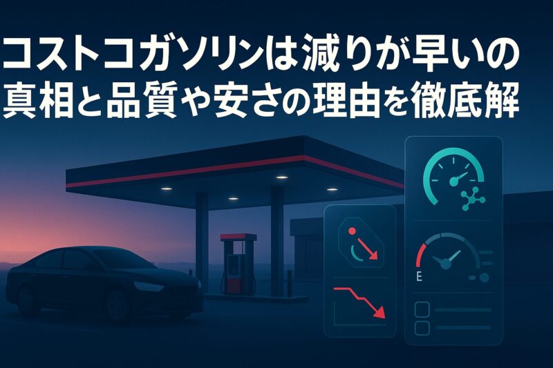 コストコガソリンは減りが早いのか真相と品質や安さの理由を徹底解説