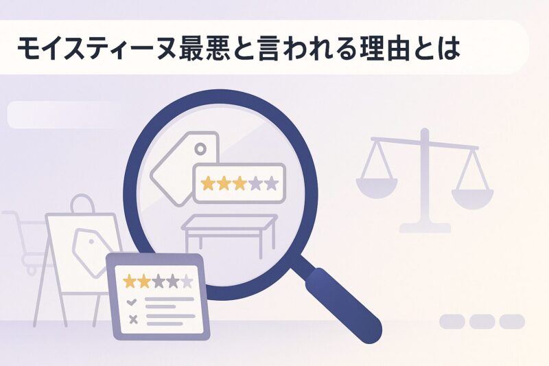alt="モイスティーヌ最悪と言われる理由を示すイラスト"
